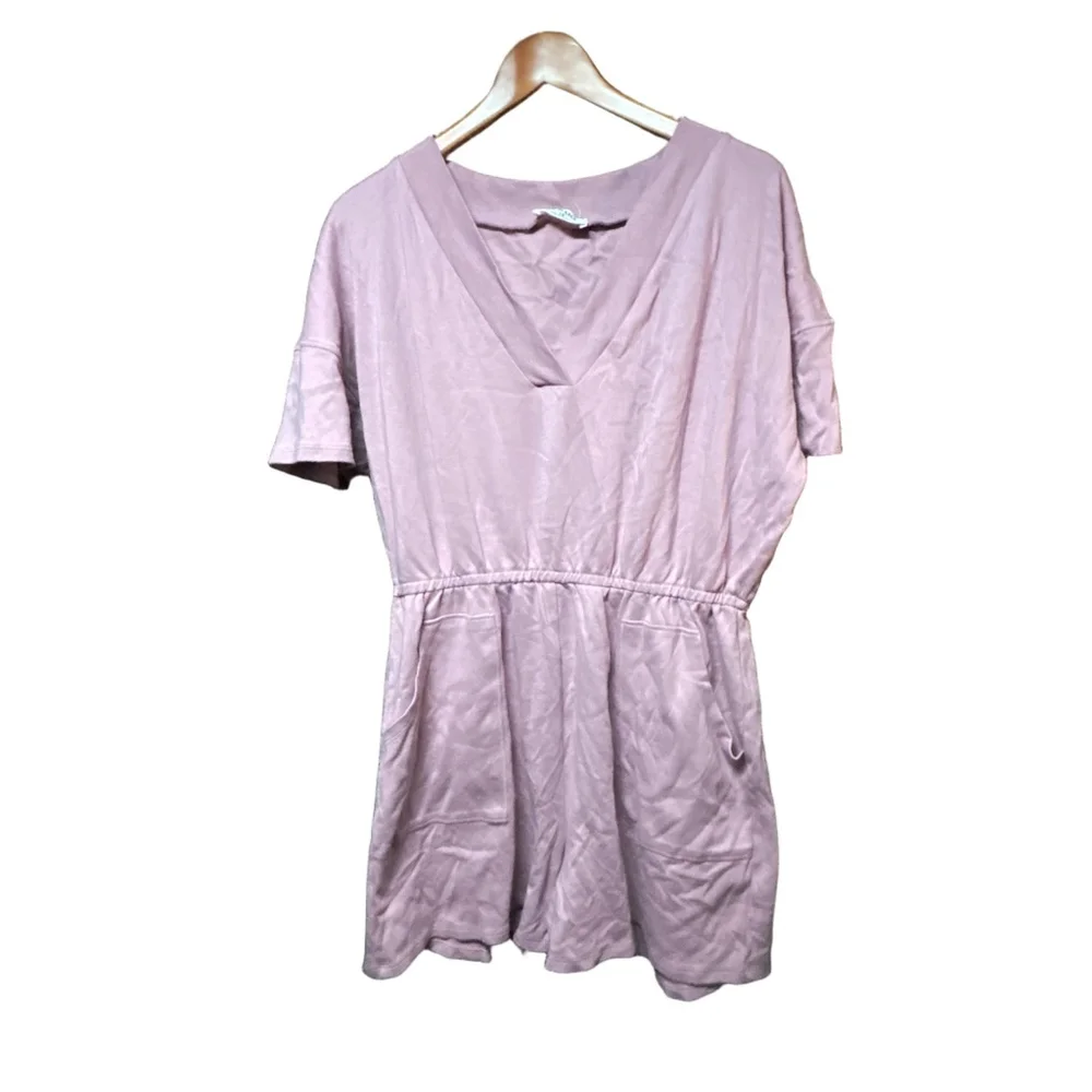 Women's Zenana Romper Size 1X Pink - Picture 2 of 6